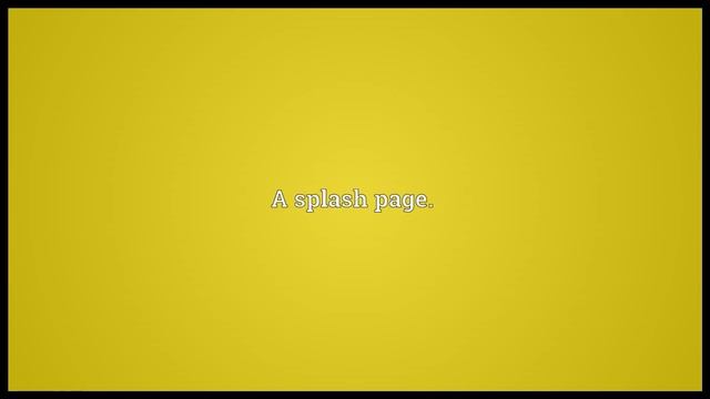 Splash screen Meaning смотреть онлайн