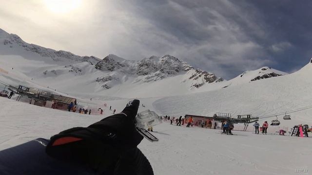 обзор трассы цирк 2  на склонах Горки город Красная поляна