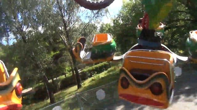 Парк Северное Тушино аттракцион Осьминог смотреть онлайн