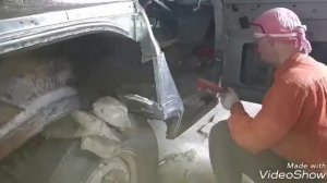 Реставрация ГАЗ-21. замена порога.