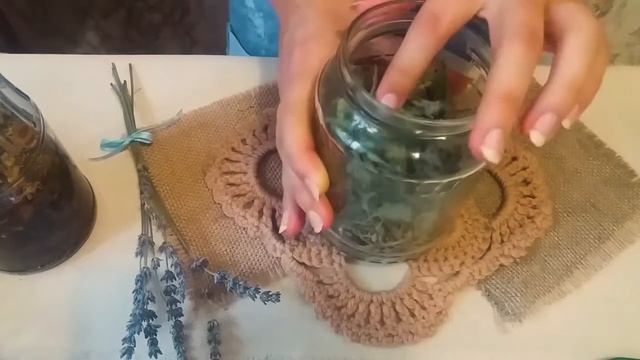 Мацерат из лаванды. Мацерат для приготовления лечебной и питающей мази. Мацерат из сбора трав. смотреть онлайн