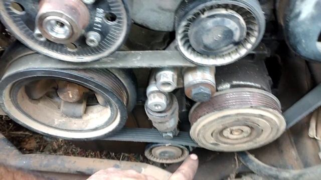 Diagrama Correa De Accesorios SsangYong Actyon Sport (Correa Auxiliar Tipo PK Alternador) смотреть онлайн