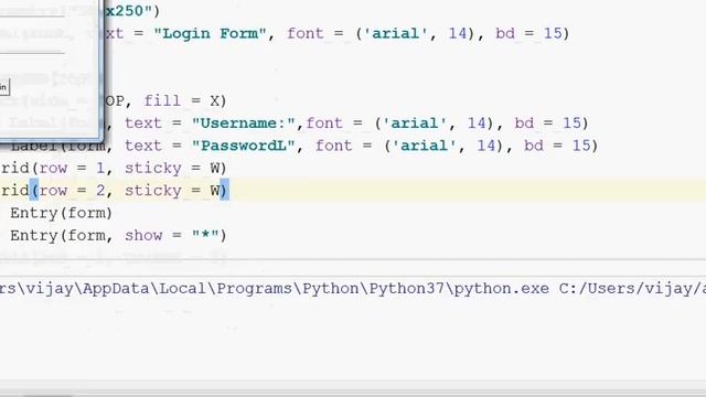 #15 | Creating GUI Based Login form Using Python Tkinter | Python For GUI Development in Tamil смотреть онлайн