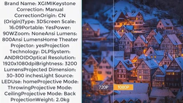 лучший портативный проектор Wi Fi мини проектор для телефона смотреть онлайн