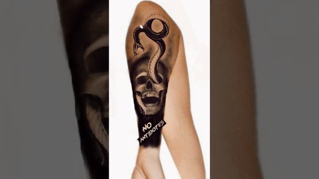 Infinite painter custom tattoo desigen | skull | snake | digital art | infinite painter tutorial смотреть онлайн