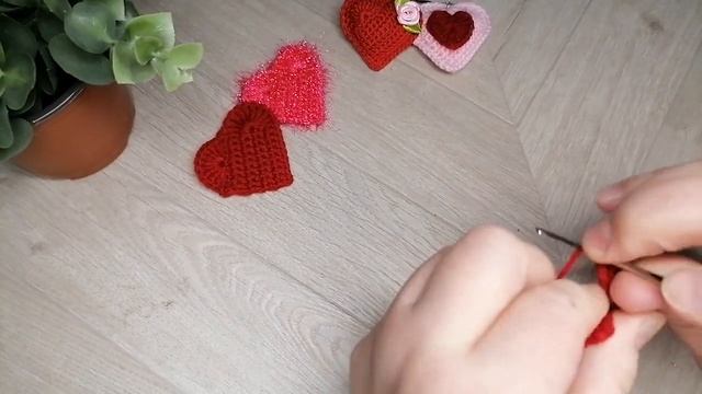 Вяжем сердечко. Справится даже начинающий. смотреть онлайн