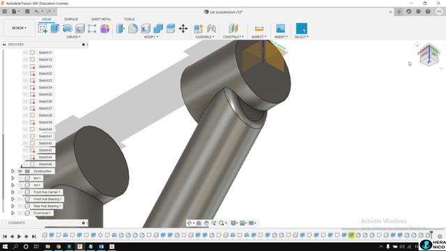 Fusion 360 Front Upper Arm смотреть онлайн