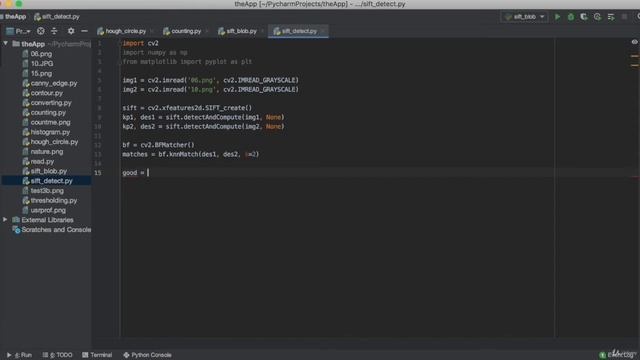 007 Keypoints matching SIFT смотреть онлайн