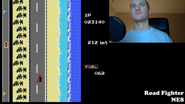 Road Fighter. NES. Полное прохождение смотреть онлайн