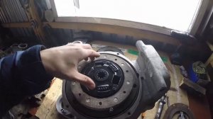 Демпферный диск сцепления на мотоцикл м72, К-750, Урал, Днепр.