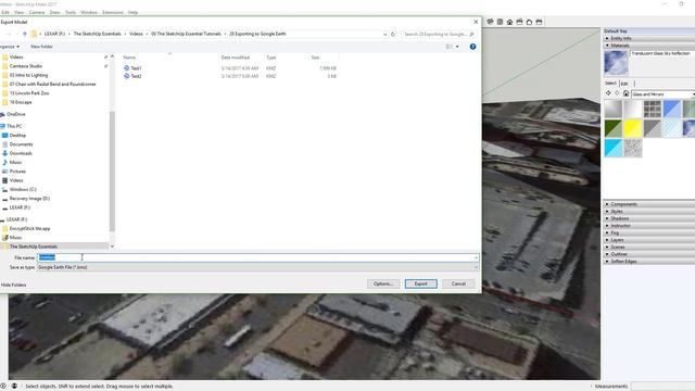 Exporting Your SketchUp Model to Google Earth - The SketchUp Essentials #28 смотреть онлайн