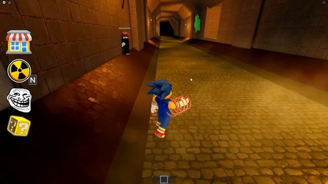 SONIC VS ESCAPE EVIL JANITOR OBBY IN ROBLOX ! смотреть онлайн