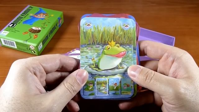 Apprendre le jeu des 7 familles avec Mini family de Djeco смотреть онлайн