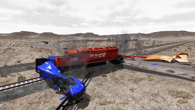 Train Accidents #2 - Beamng drive смотреть онлайн