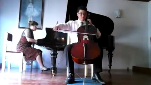 Massenet: Mélodie - Élégie for cello, Op. 10, No. 5 - Flavio Unzueta смотреть онлайн