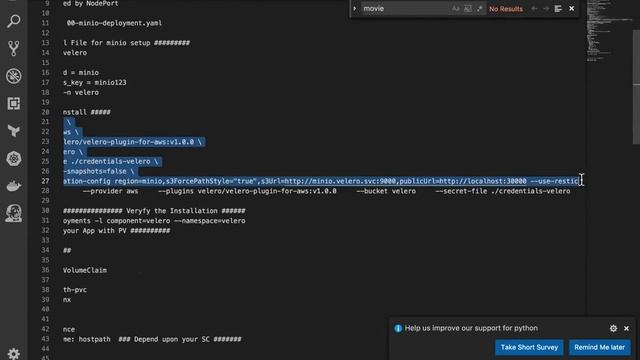 Velero - Backup & Restore Kubernetes Cluster (Application with Persistent Volume ) смотреть онлайн