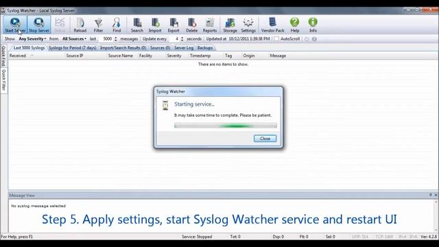Syslog Watcher 4.2: Tutorial 1: First Steps after Installation смотреть онлайн