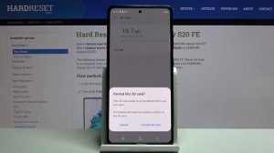 How to Format SD Card in SAMSUNG Galaxy S20 FE – Fix Memory Card Problems