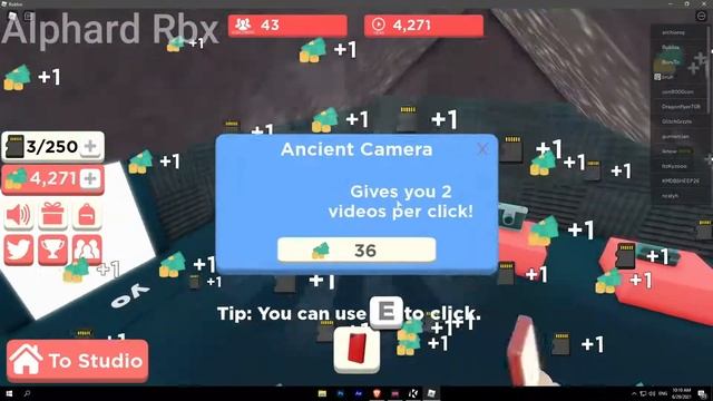 Roblox | YouTube Simulator | Better Autofarm Infinite Money script | 2021 смотреть онлайн