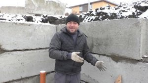 Большой дом за разумные деньги - часть 14. Установка блоков ФБС День 4