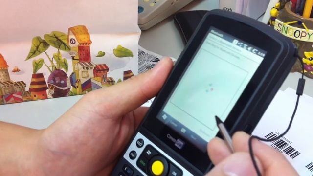 Cipherlab 166x connect to CP30 by HID смотреть онлайн