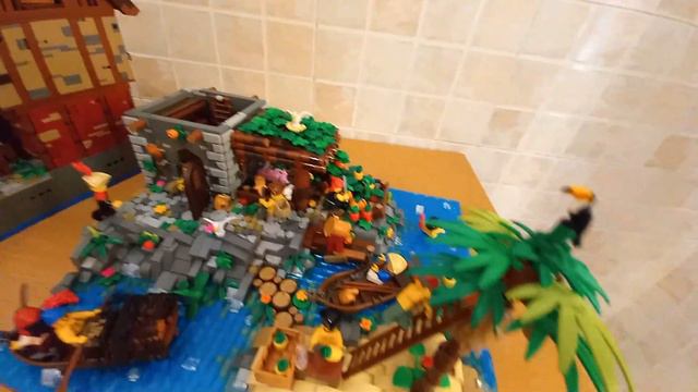 Lego Pirate Van Dyke island -- MOC -- смотреть онлайн