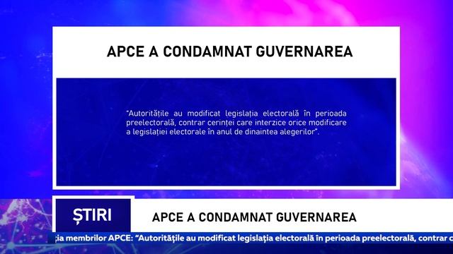 APCE a condamnat Guvernarea смотреть онлайн