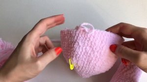 Большой мишка крючком. Мастер-класс. Часть 2