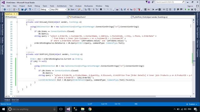 C# Tutorial - Print Orders/Receipt using Crystal Report | FoxLearn смотреть онлайн