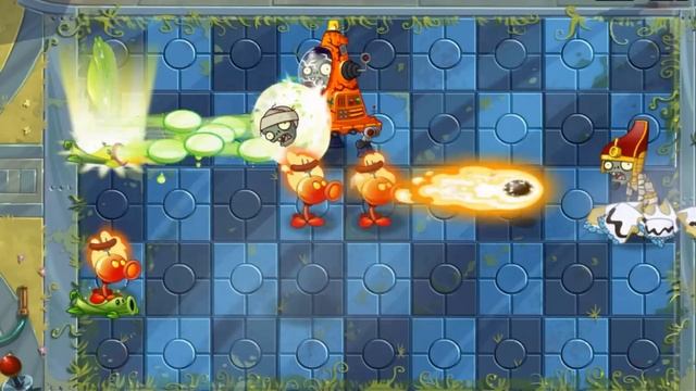 Pvz 2 Gameplay - Mega Gatling Pea & Pea Vine Combo Vs All Peashooters Team - Who Will Win ？ смотреть онлайн