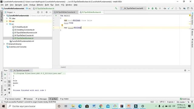 09.Kotlin. Declaración de variables Boolean смотреть онлайн