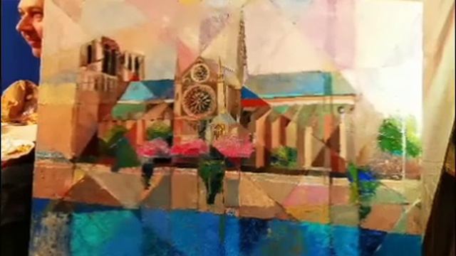 Oil Painting by artist Julia Zvezdnaya artwork Paris смотреть онлайн