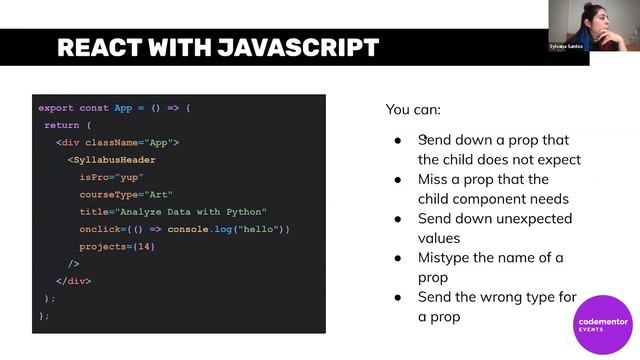 React with TypeScript: Build a React component together | Sylvana Santos from Codecademy смотреть онлайн