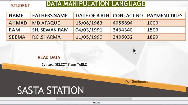 Data manipulation Language (DML) Oracle DBA-Lession 5 смотреть онлайн