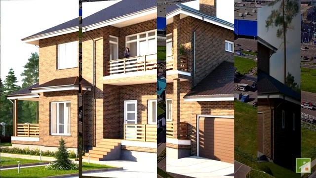 Проекты кирпичных домов – красивые и практичные смотреть онлайн