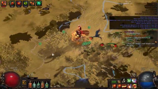 [PoE] build showcase - selfcast Discharge Juggernaut vs Dunes смотреть онлайн