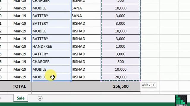 Lecture 7 Sum Sumif Sumifs in Excel|Sales Analysis|Professional Keys смотреть онлайн