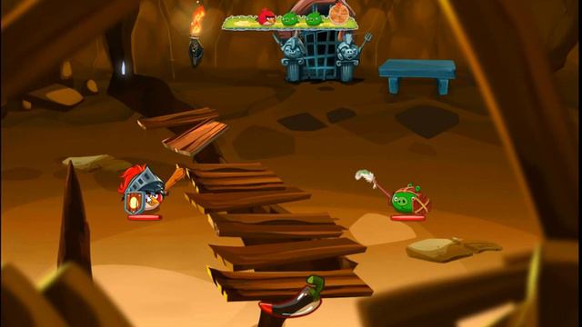 Angry Birds Epic - Wave Battle Pig Prison 3 Star Walkthrough Gameplay Android смотреть онлайн