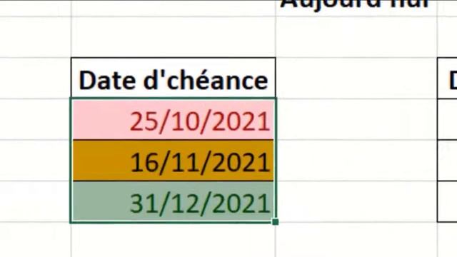 Appliquer le Format conditionnel aux dates d'échéances ✅ смотреть онлайн
