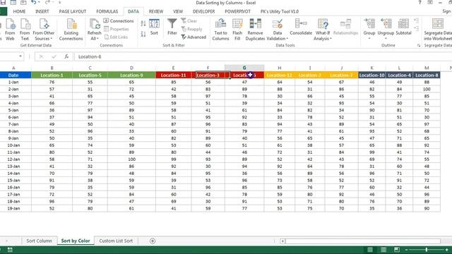 Excel Tip: Quick Re-Arrange Columns Sequence Using Data Sorting смотреть онлайн