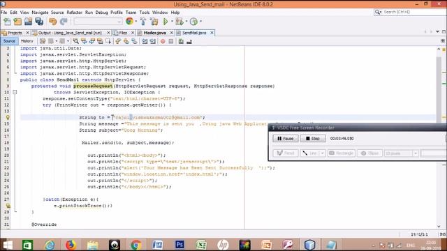 जावा से मेल भेजना सीखे How Send/Receive e-Mail in Java Web Application Using e-Mail API смотреть онлайн