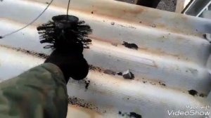 Чистка дымохода своими руками.Часть #1