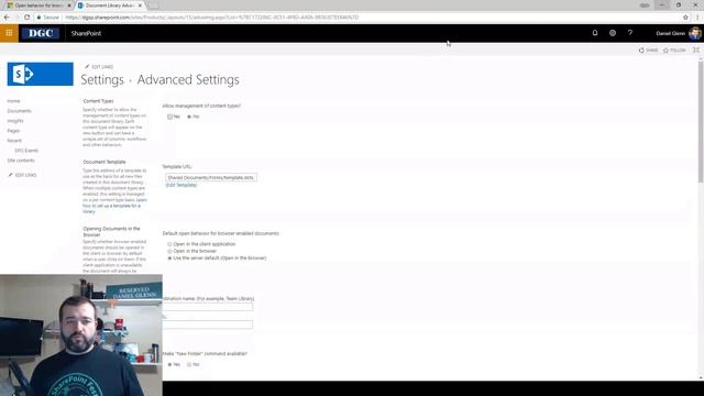 Set the default open behavior for browser enabled documents смотреть онлайн