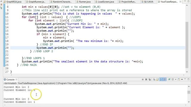 YouTube Response - 2D Array Finding Min смотреть онлайн