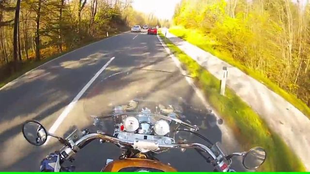 Honda F6C Valkyrie testride (RAW) смотреть онлайн