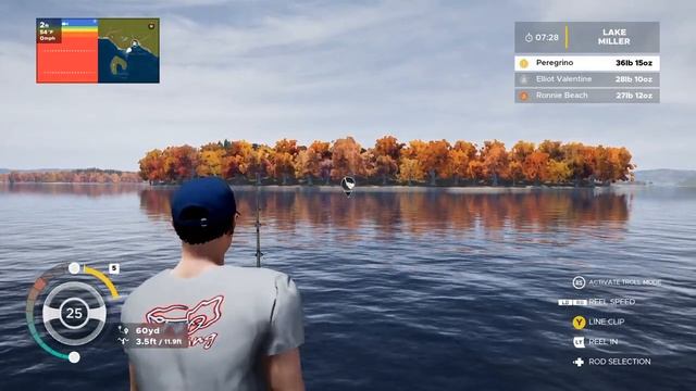 Catching a 42lb12oz Tiger Muskie while Bass Fishing in Lake Miller - Fishing Sim World Pro Tour 202 смотреть онлайн