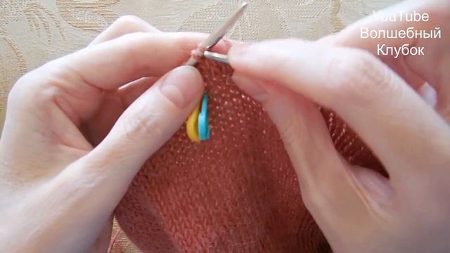 ДВОЙНАЯ ШАПКА БИНИ СПИЦАМИ. МАСТЕР-КЛАСС. KNITTING HAT. HOW TO KNIT A HAT смотреть онлайн