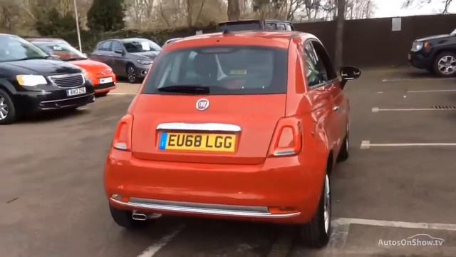 FIAT 500 LOUNGE RED 2018 смотреть онлайн
