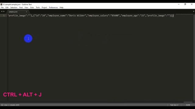 How to beautify the JSON code in Sublime Text смотреть онлайн