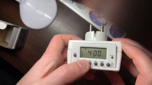 Розетка таймер Feron (настройка)